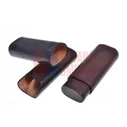 Чехол P&A на 2 сигары Робусто, натуральная кожа и кедр
