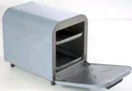 Духовка Кедр (сталь) серая 40,5*25,5*31см с 2 противнями 30*20*2,5см
