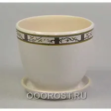 Горшок Кедр №3 белая сакура 1,6л