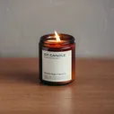 БЕЛЫЙ КЕДР / ВАНИЛЬ Средняя свеча в стекле, SPCandle