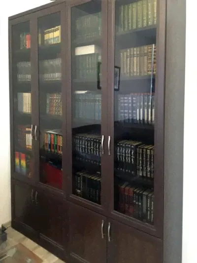 Книжный шкаф, кедр/шоколад, производство "Лазурит"