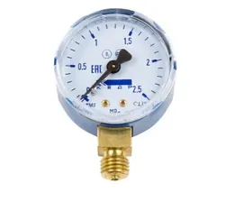 Манометр КЕДР МП-50 Кислород (0-25 МПа, кл.2,5 М12Х1,5) О2-У