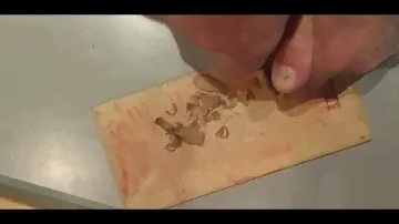 как сделать нательный крест из дерева. начало.