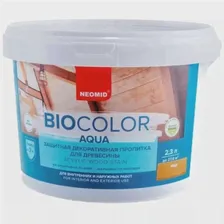 Пропитка Neomid BIO COLOR aqua кедр /2.3л/ Н -AQUA-2,3/кедр