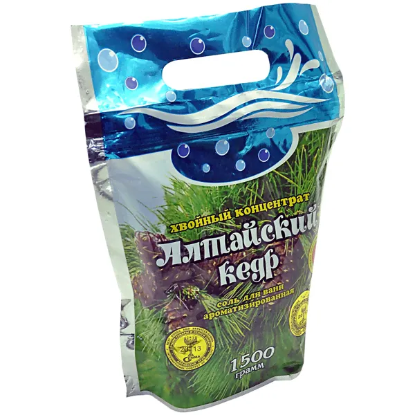 Соль для ванн Бахташ Алтайский кедр, 1500г-2