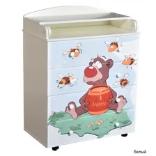 Пеленальный комод Кедр Fantasia Little bee
