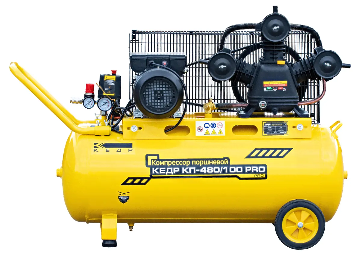Компрессор поршневой КЕДР КП-480/100 PRO (3 кВт)-3