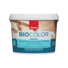Декоративная пропитка для дерева Неомид BIO COLOR AQUA, Кедр - 9 л