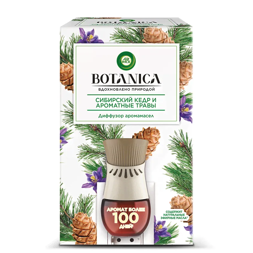 Диффузор аромамасел `AIR WICK` BOTANICA Сибирский кедр и ароматные травы-0