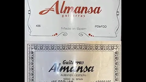 Обзор Гитар Almansa 435 кедр массив и Almansa 435 ель массив