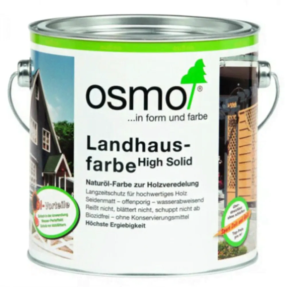 Краска укрывная для дерева Osmo Landhausfarbe цвет 2310 Кедр/красное дерево 0,125 л-0