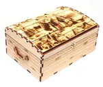 Эксклюзивная шкатулка для документов А4 из дерева кедр арт.8598-100