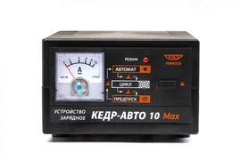 Зарядное у-во "Кедр-Авто" 10 Max 6-12V 10A для свинцово-кислотных АКБ