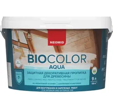 Пропитка декоративная Неомид Bio color aqua кедр 9л