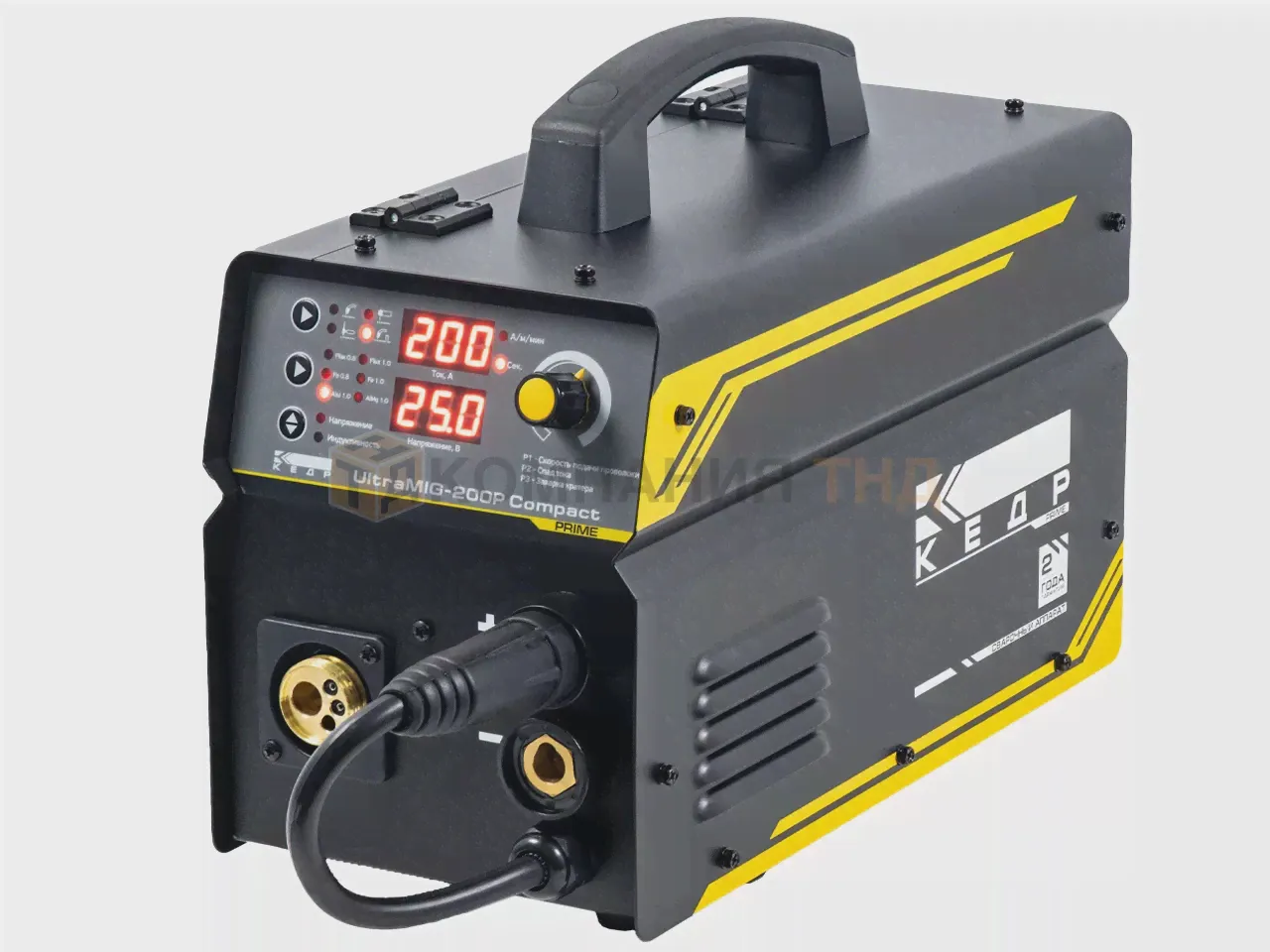 КЕДР UltraMIG-200P Compact ПОЛУАВТОМАТ (220В, 20-200А)-0