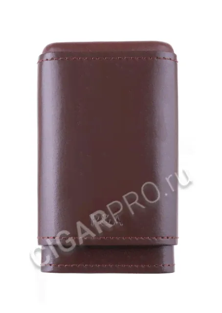 Чехол P&A на 4 сигары Робусто, натуральная кожа и кедр S202-Brown