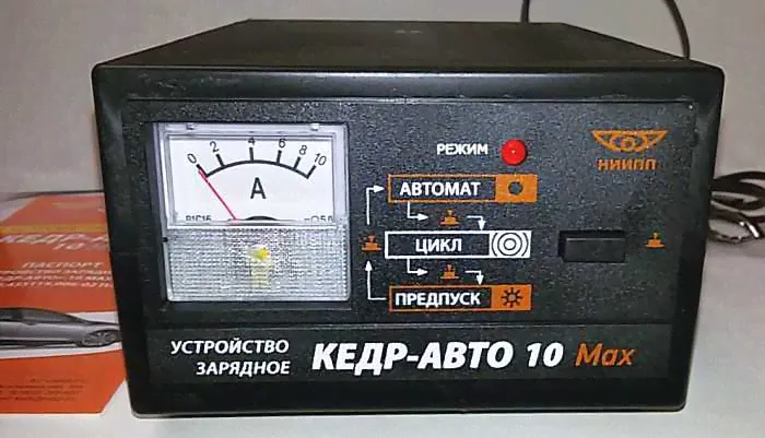 Зарядно-предпусковое устройство для АКБ КЕДР 10 Max 4А (десульфатация, предпусковой режим 10A) Томск