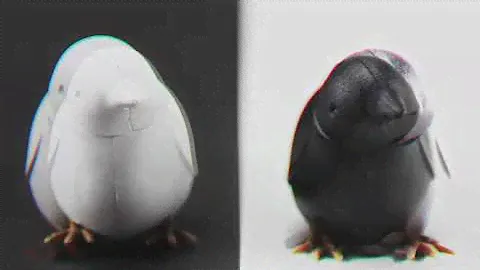 Набор для специй Sparrow чёрный белый