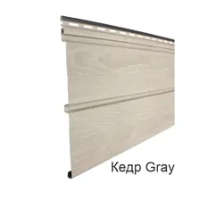 Виниловый сайдинг ART fasade коллекция Chalet. цвет Кедр Gray