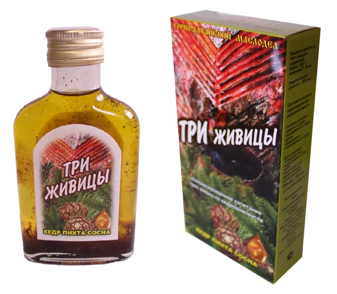 Три живицы (кедр, пихта, сосна) 100мл