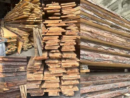 Необрезная доска (с обзолом, слэб) 20х120х6000 2с кедр
