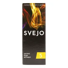 Ароматизатор жидкий Svejo № 5 Цитрус кедр ветивер 5 мл