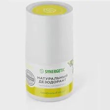 Дезодорант Synergetic, натуральный, шариковый, лимонный кедр, 50 мл, 3 шт