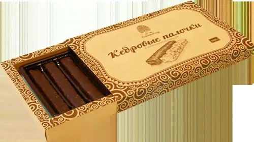 Сибирский кедр. Кедровые палочки 190 гр. карт.пачка