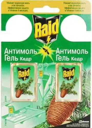 Raid Гель против моли Кедр 2 шт-0