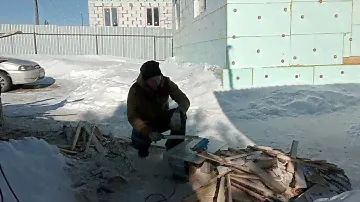 Пилю дрова. Деревообрабатывающий станок "КЕДР".
