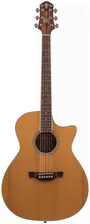CRAFTER GAE-7/NС+ Чехол электроакустическая гитара Гранд Аудиториум- SolidTop кедр, натурал, корпу